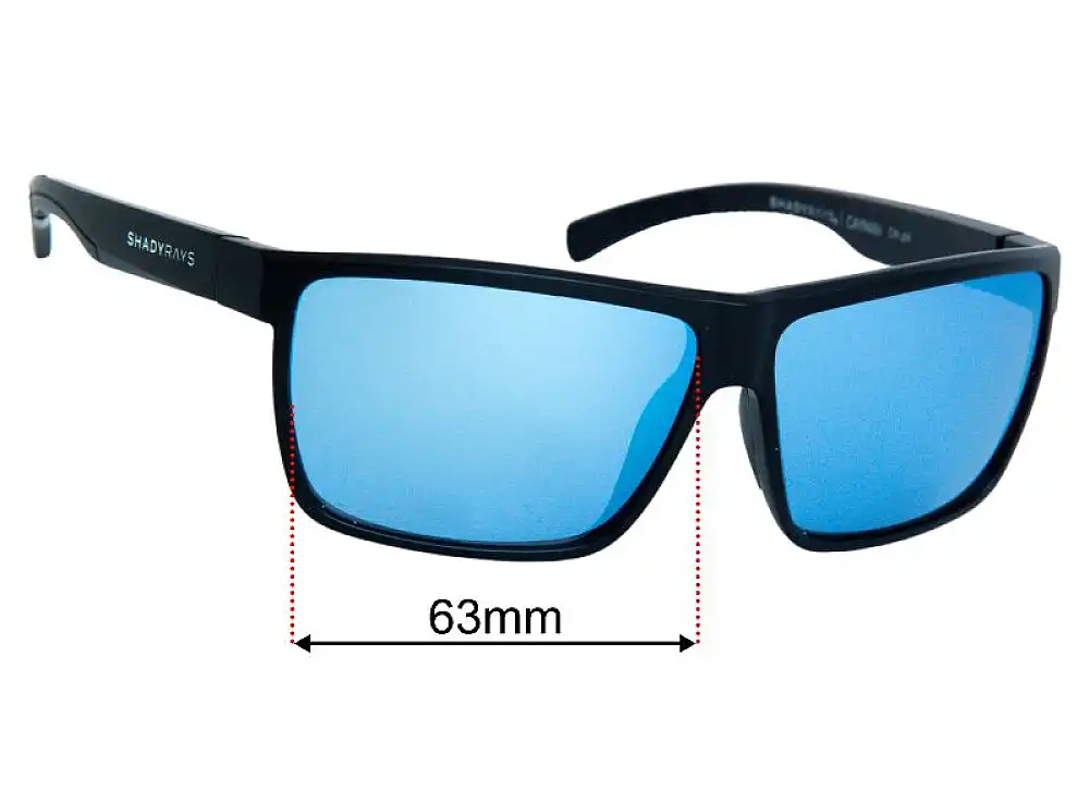 Shady Rays Cayman 63mm Replacement Lenses